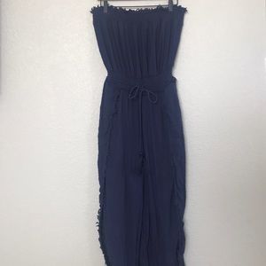 Free People Navy Blue Jumper